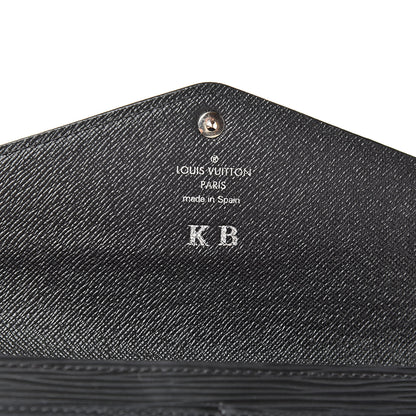 Louis Vuitton Epi Sarah Wallet NM Black 6 of 9