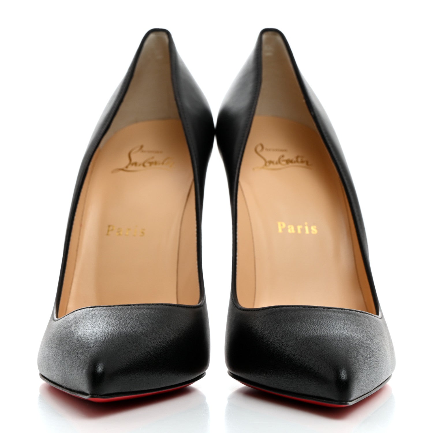 Christian Louboutin Shiny Nappa Pigalle Follies 100 Pumps 38.5 Black 2 of 8
