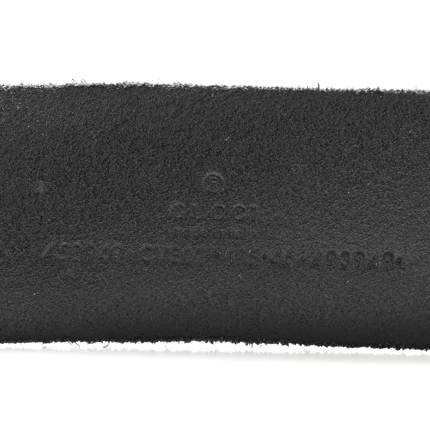 Gucci Faded Calfskin Snake Double G 40mm Belt 115 46 Black 5 of 6