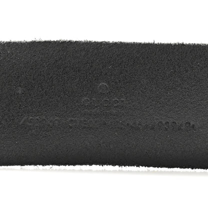 Gucci Faded Calfskin Snake Double G 40mm Belt 115 46 Black 5 of 6