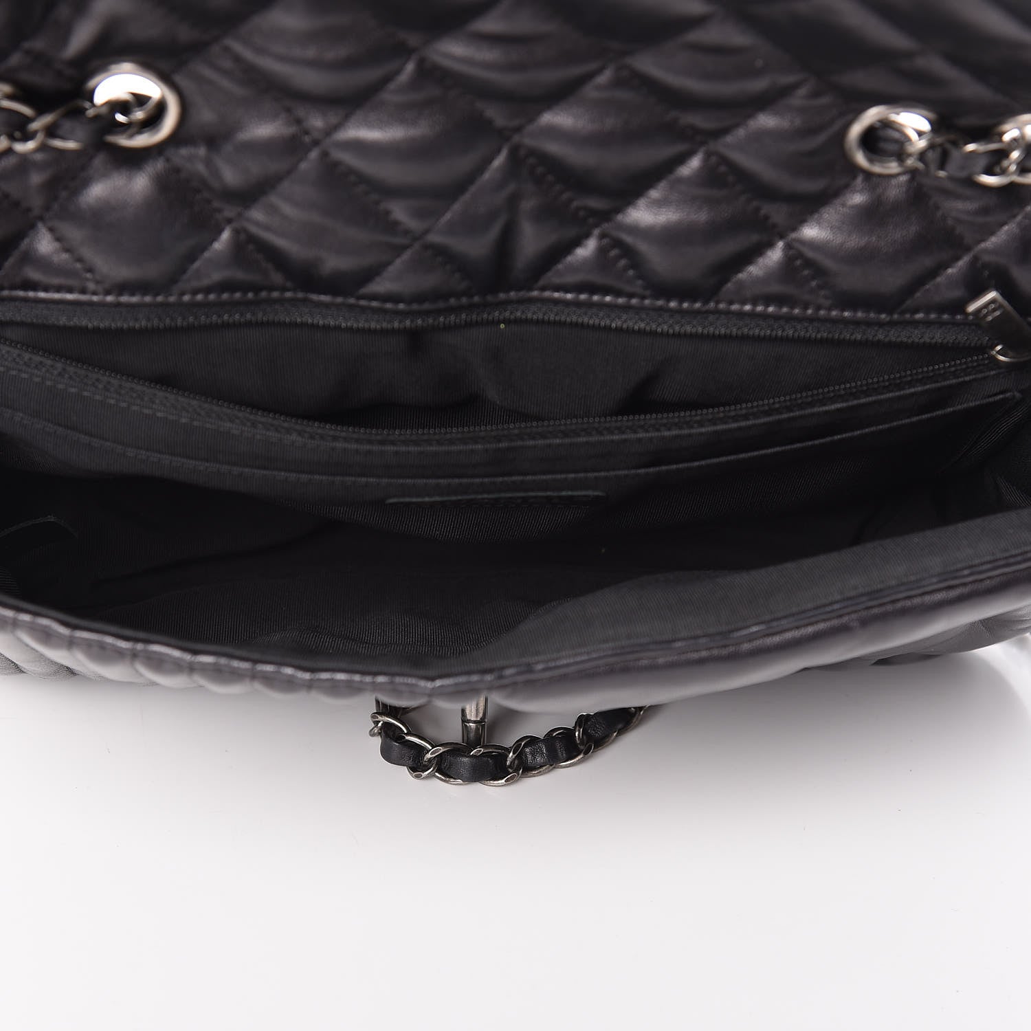 Chanel Lambskin Quilted Jumbo Paris Dallas Single Flap Black 5 of 9