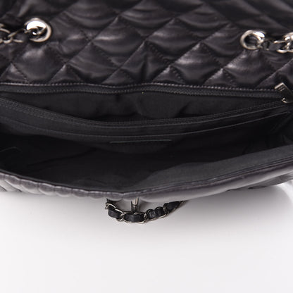 Chanel Lambskin Quilted Jumbo Paris Dallas Single Flap Black 5 of 9