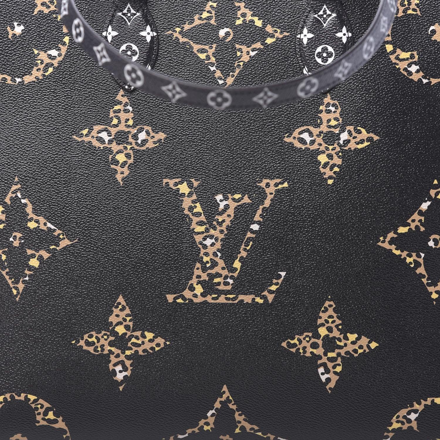Louis Vuitton Monogram Giant Jungle Onthego GM Black 7 of 10