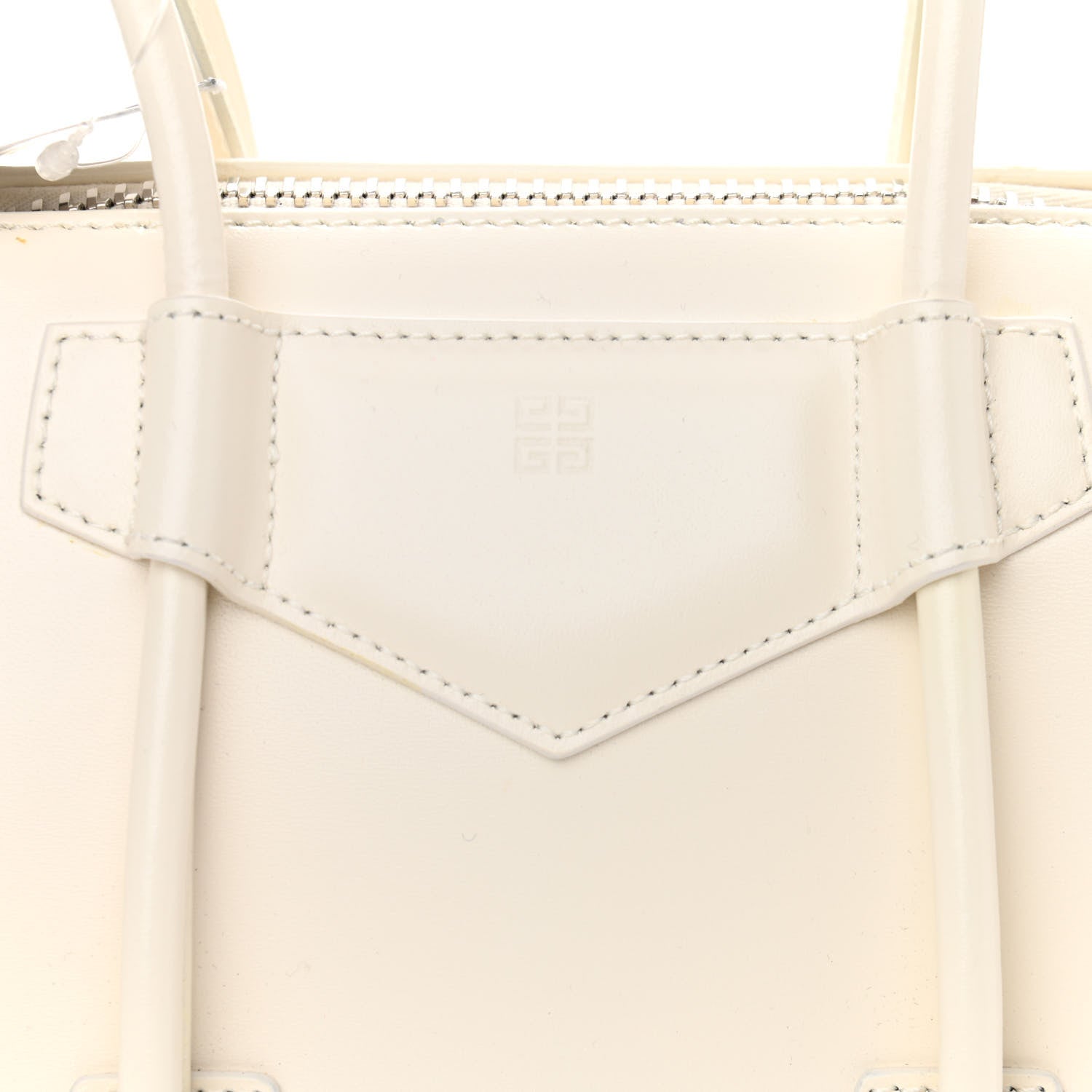 Givenchy Box Calfskin Mini Lock Antigona Shoulder Bag White 8 of 10
