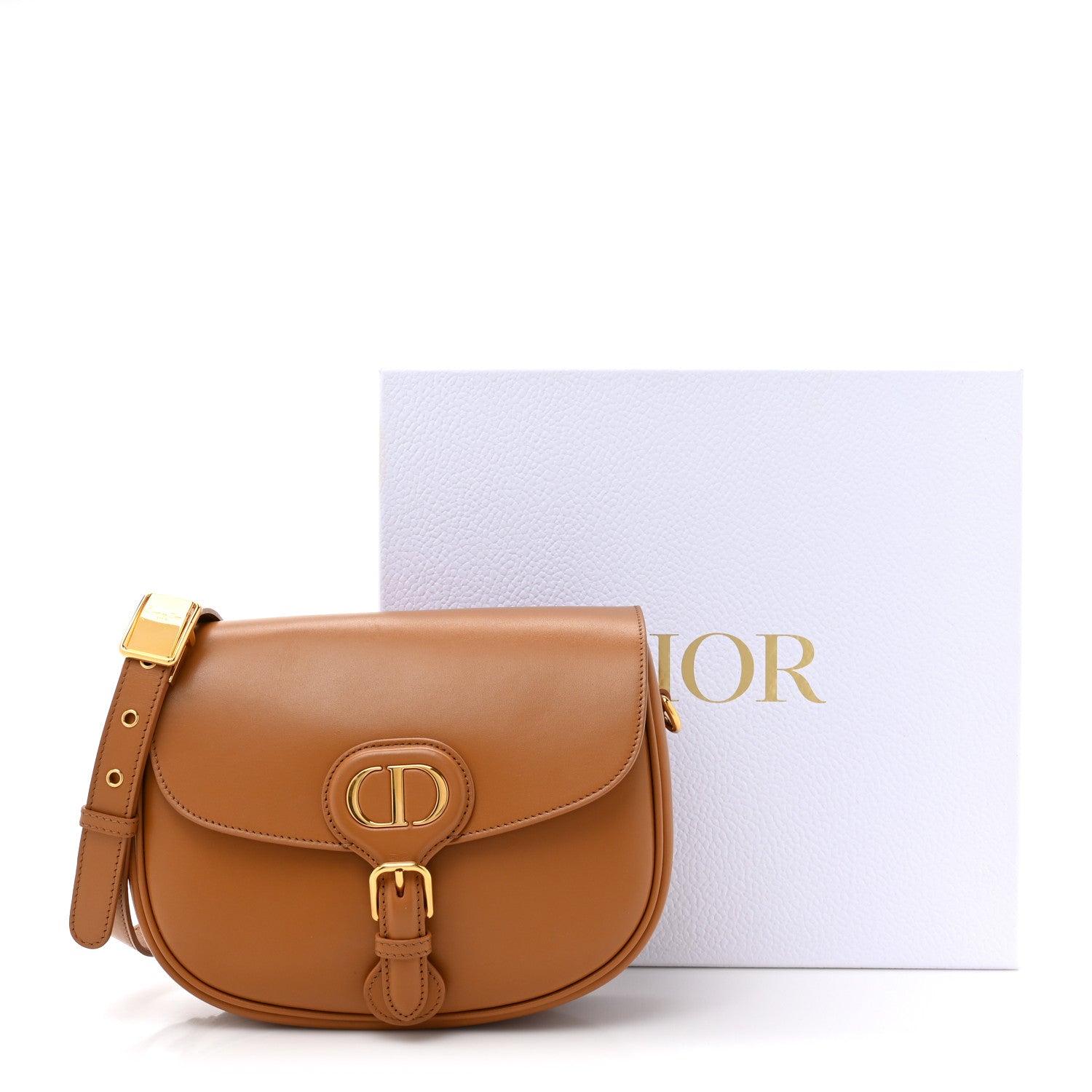 Christian Dior Box Calfskin Medium Bobby Flap Camel 12 of 12