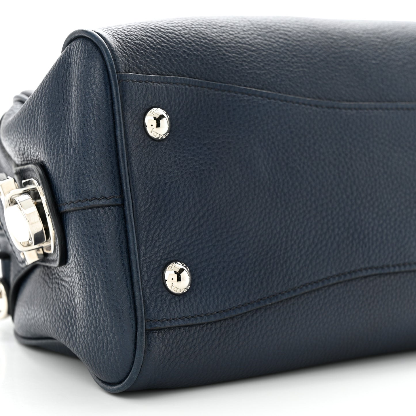 Vitello Daino Bowling Bag Baltico
