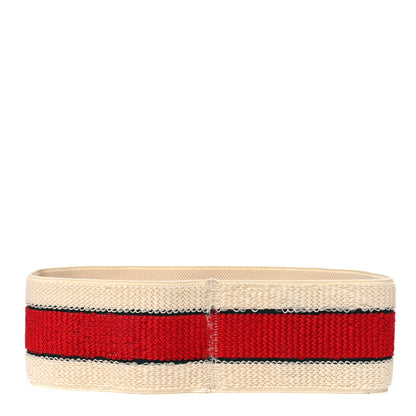 Gucci Cotton Elastic Gucci Queen Headband White 2 of 6