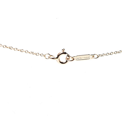 Tiffany 18K Rose Gold East-West Oval Key Pendant Necklace 4 of 5