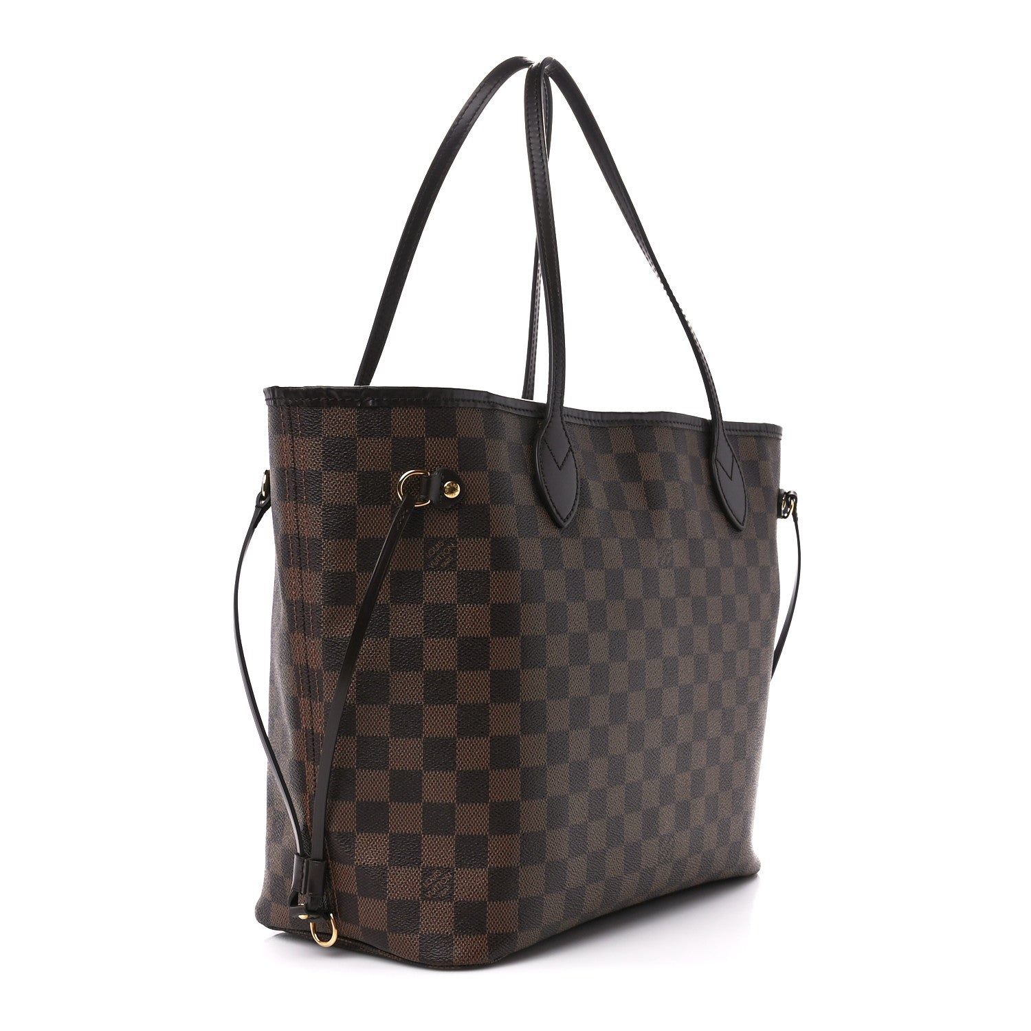 Louis Vuitton Damier Ebene Neo Neverfull MM Rose Ballerine 3 of 14