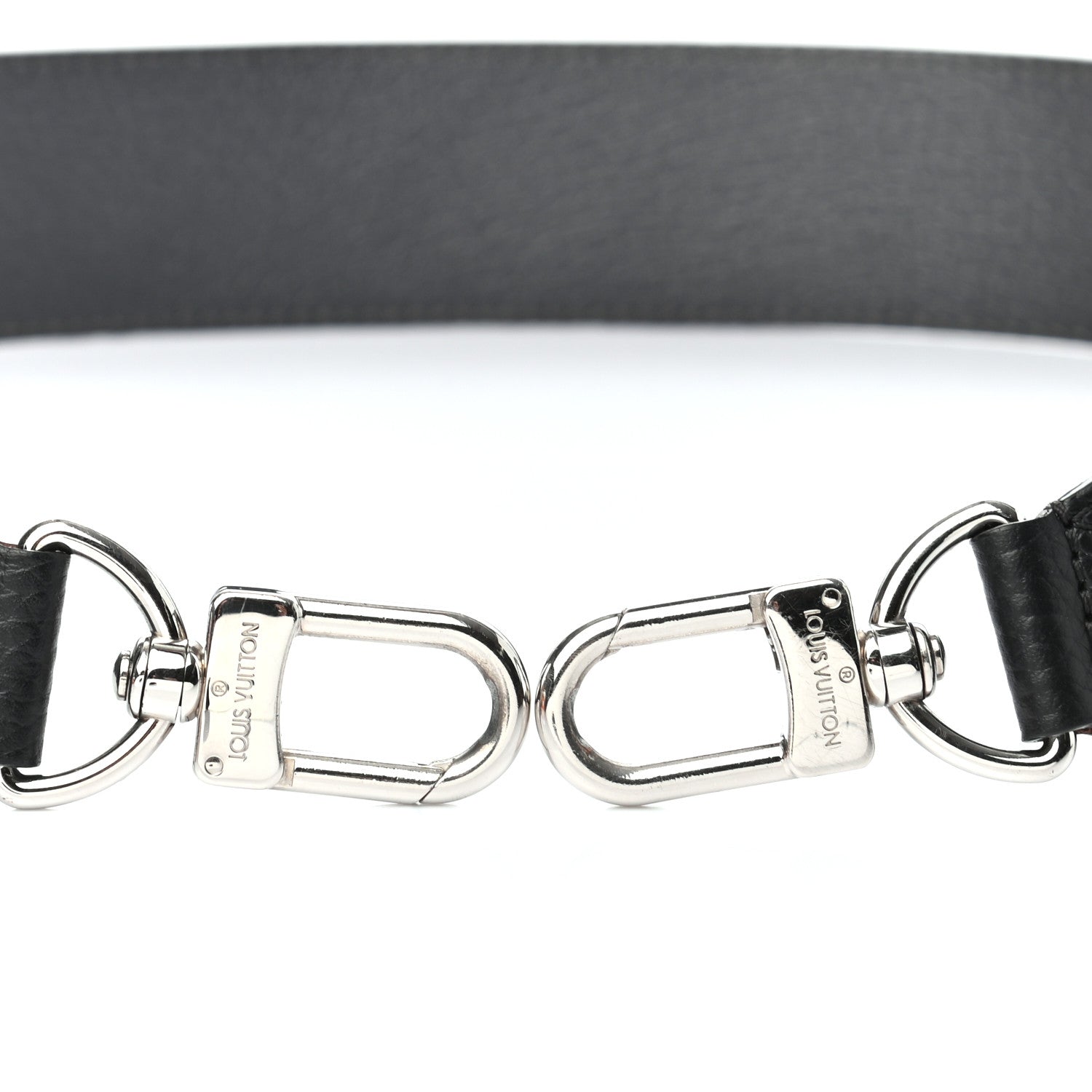 Louis Vuitton Taurillon Bandouliere Shoulder Strap Black 4 of 5