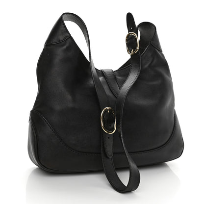 Gucci Calfskin Medium New Jackie Shoulder Bag Black 3 of 15