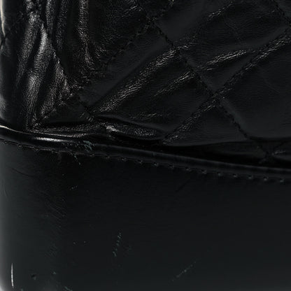 Chanel Aged Calfskin Quilted Gabrielle Backpack Black 17 of 18