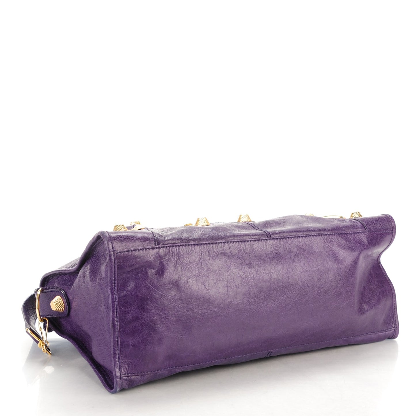 Agneau Giant 21 Gold Hardware Part Time Dark Violet
