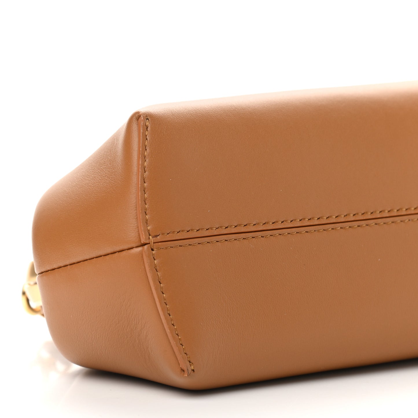 Shiny Nappa Small Fendi First Caramello