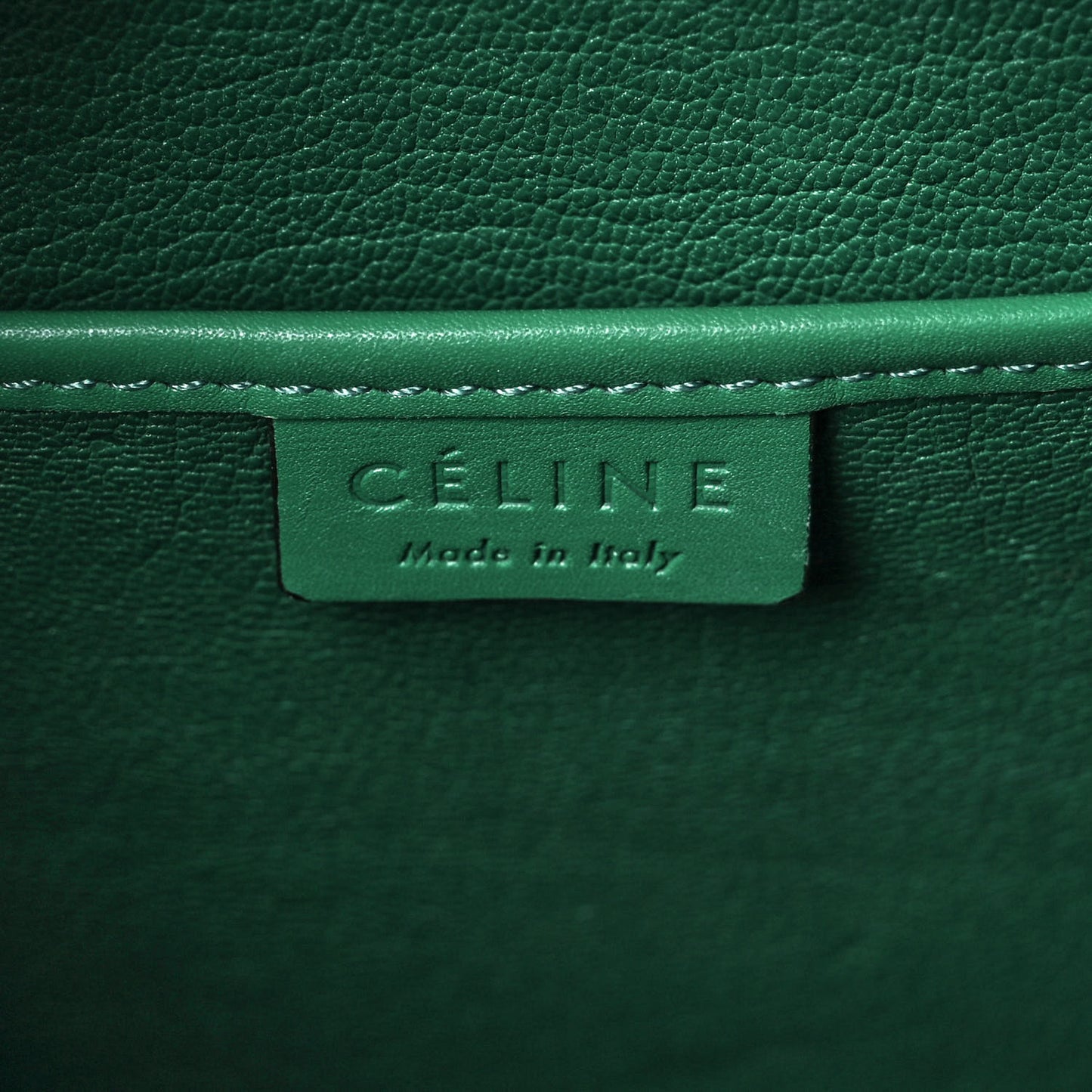 Smooth Calfskin Nano Luggage Grass