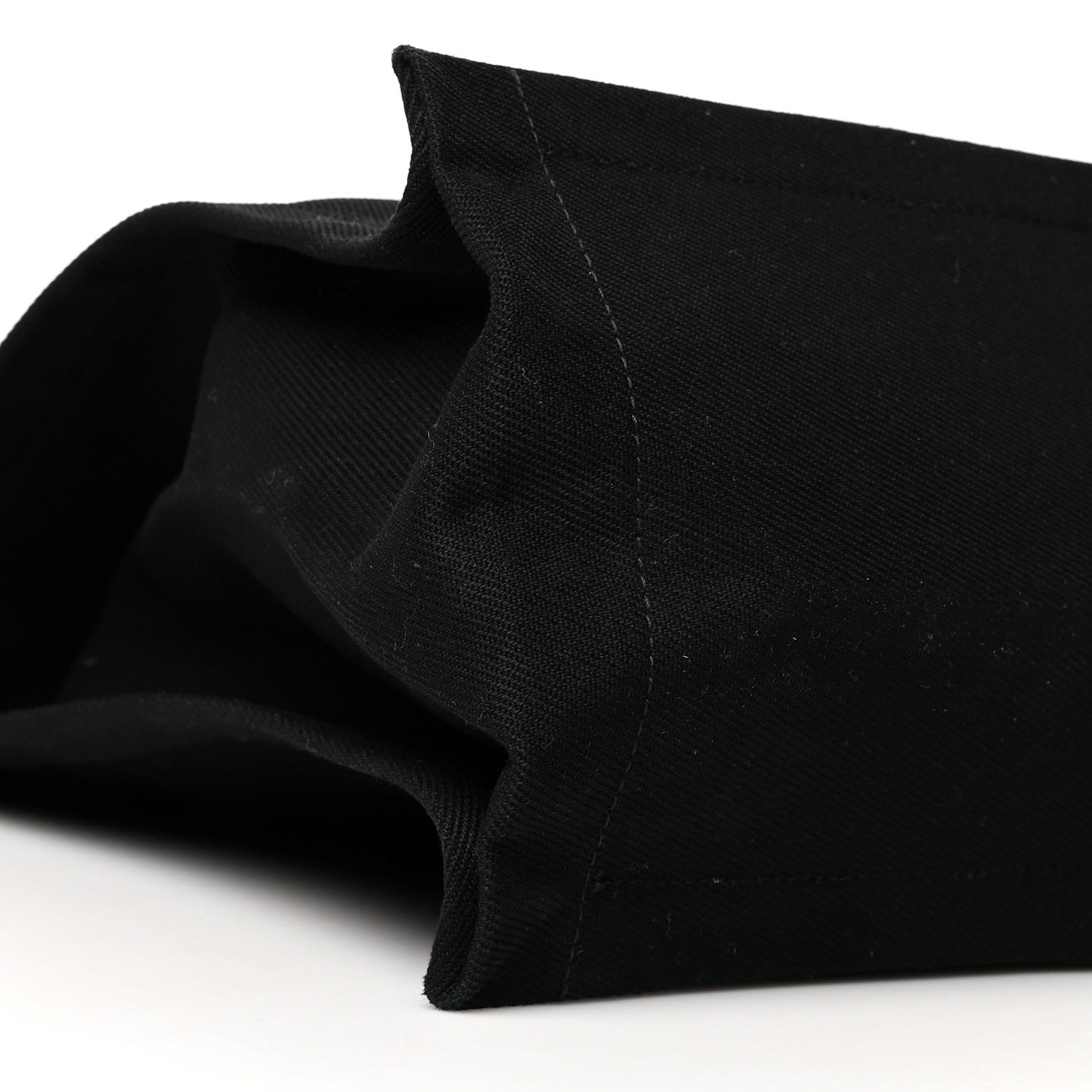 Saint Laurent Linen Calfskin Rive Gauche North South Tote Black 9 of 10