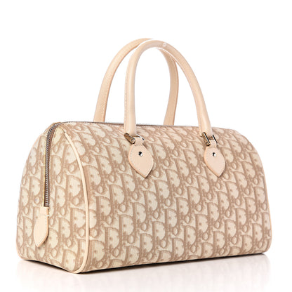Christian Dior Monogram Vintage Flowers Bowler Beige 2 of 9