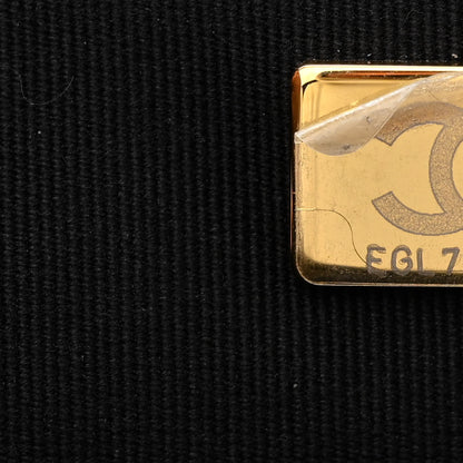 Chanel Tweed Resin Quilted Mini Heart Square Flap Navy White Black 4 of 11