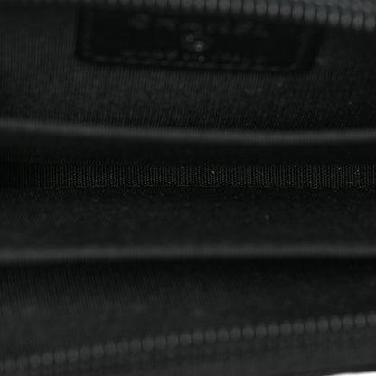Chanel Caviar Quilted Boy Zip Around Coin Purse Wallet So Black 5 of 7