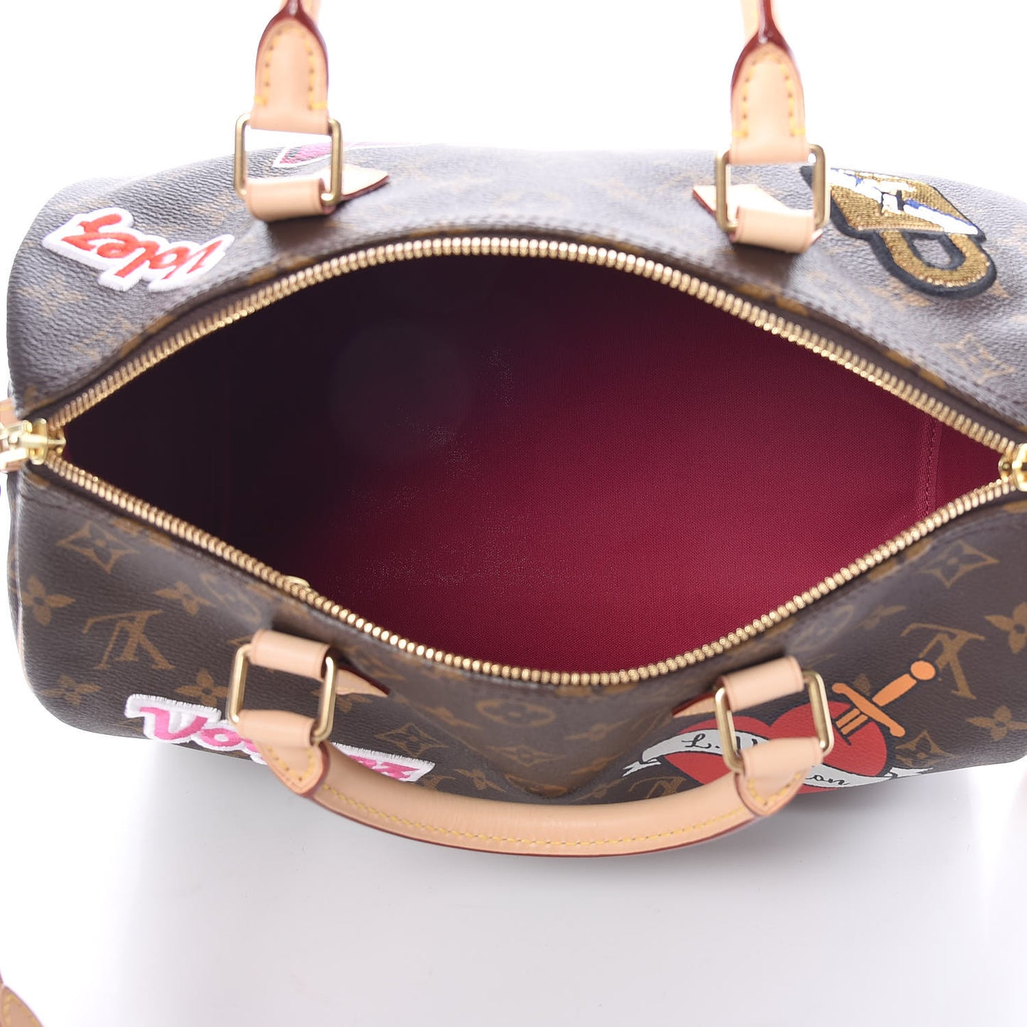 Monogram Patches Speedy Bandouliere 30