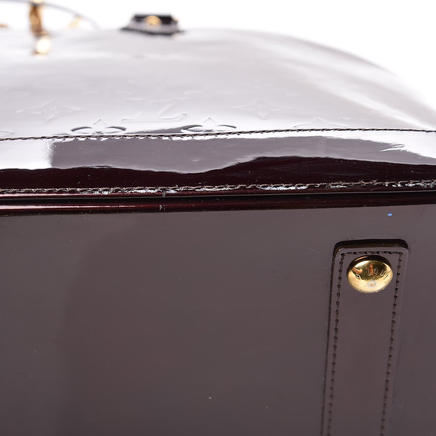 Louis Vuitton Vernis Alma GM Amarante 11 of 13