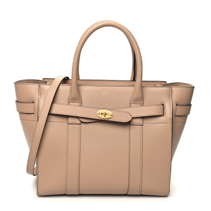 Mulberry Micro Classic Grain Calfskin Small Bayswater Zip Tote Maple 1 of 11