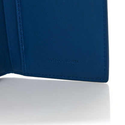 Bottega Veneta Nappa Intrecciato Continental Flap Wallet Black Blue 7 of 8