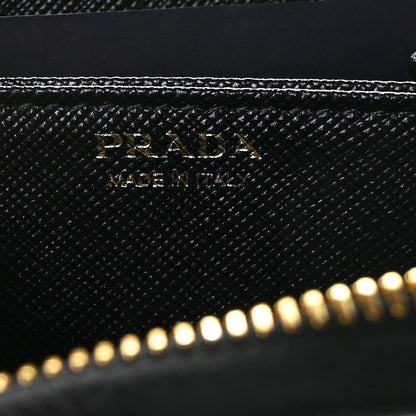 Prada Saffiano Metal Coin Purse Black 6 of 6