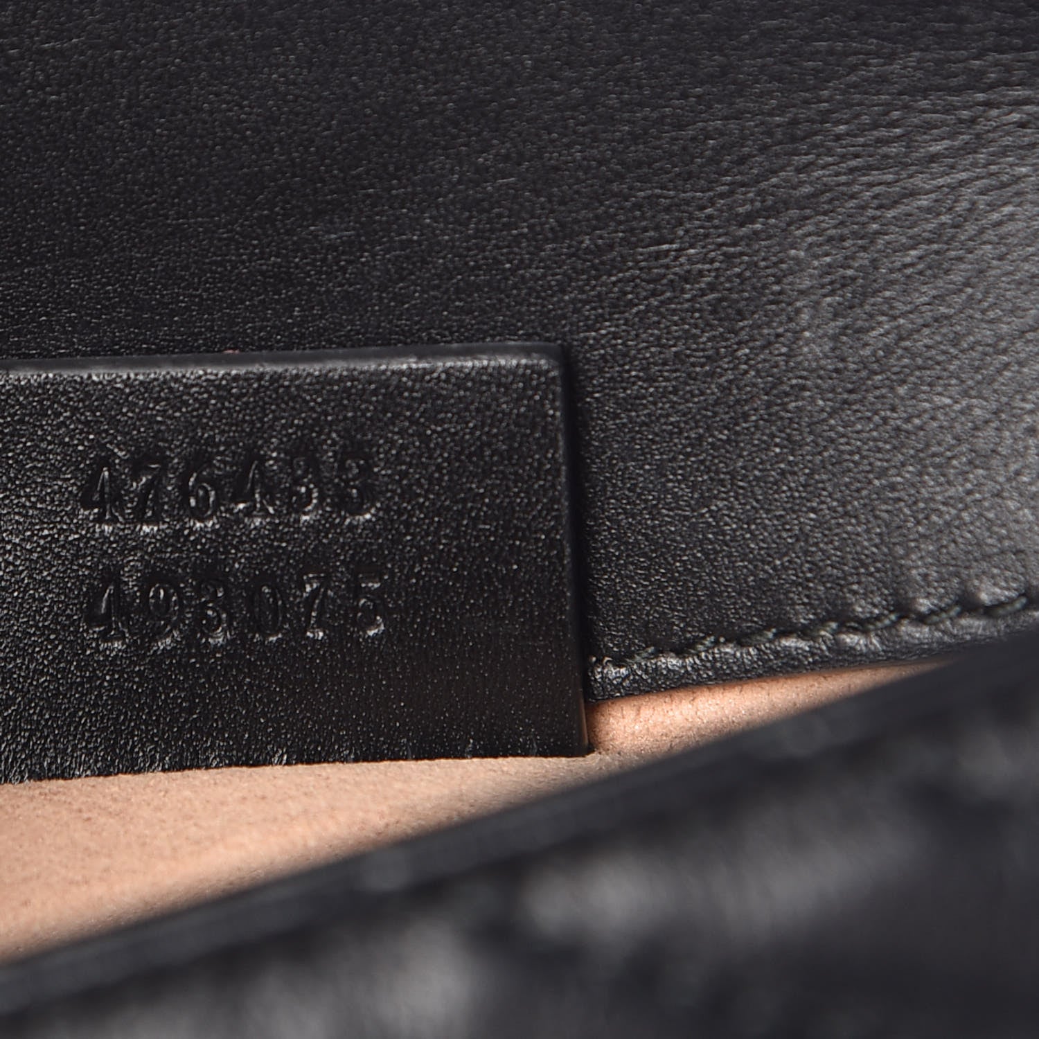 Gucci Calfskin Matelasse Super Mini GG Marmont Shoulder Bag Black 7 of 10
