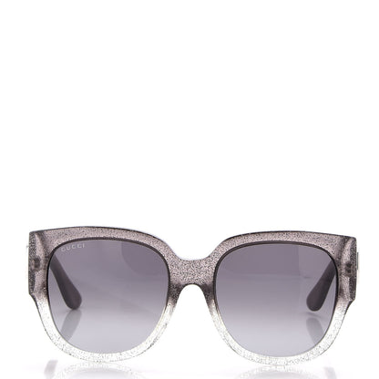 Gucci Glitter Square Optyl Sunglasses 3836/F/S Black Silver 2 of 8