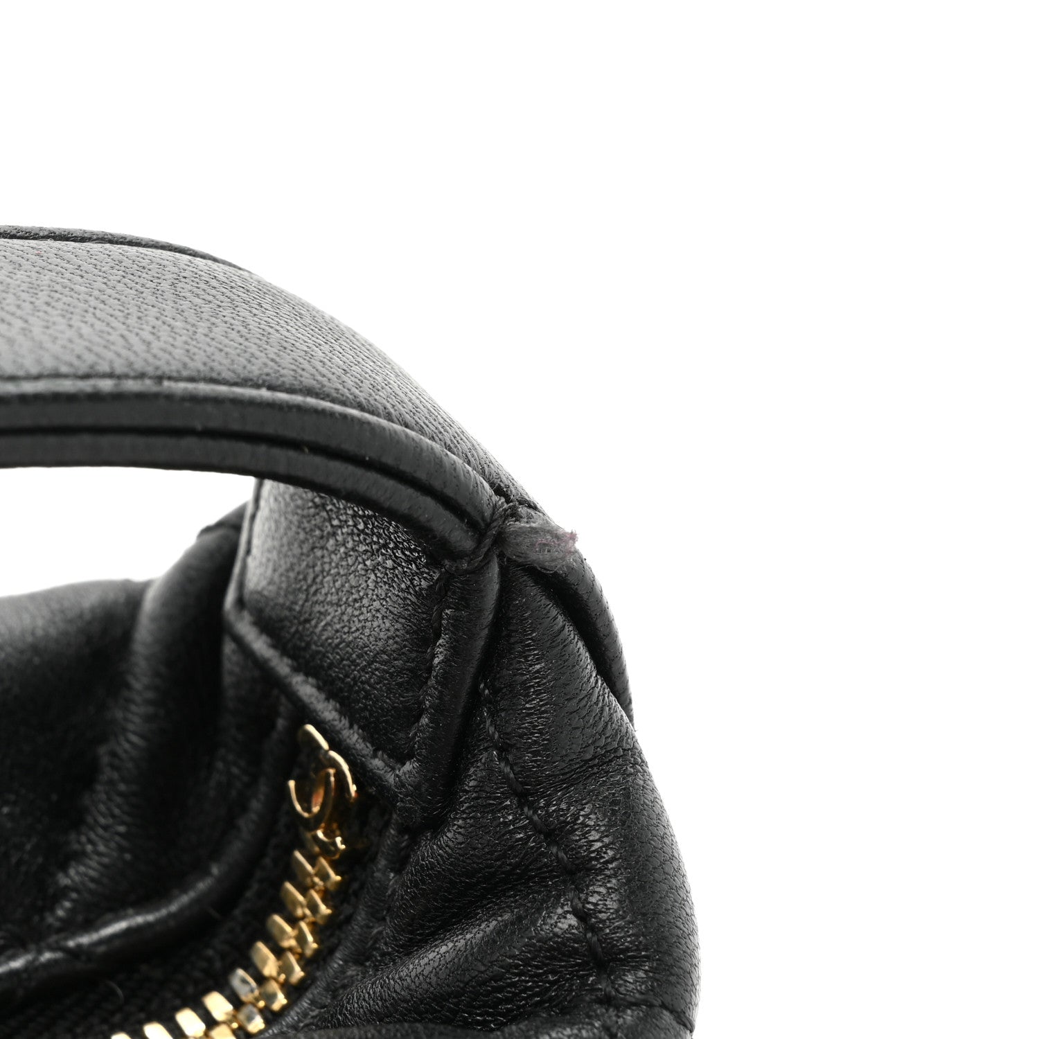 Chanel Lambskin Quilted Small Perfect Meeting Hobo Black 11 of 13