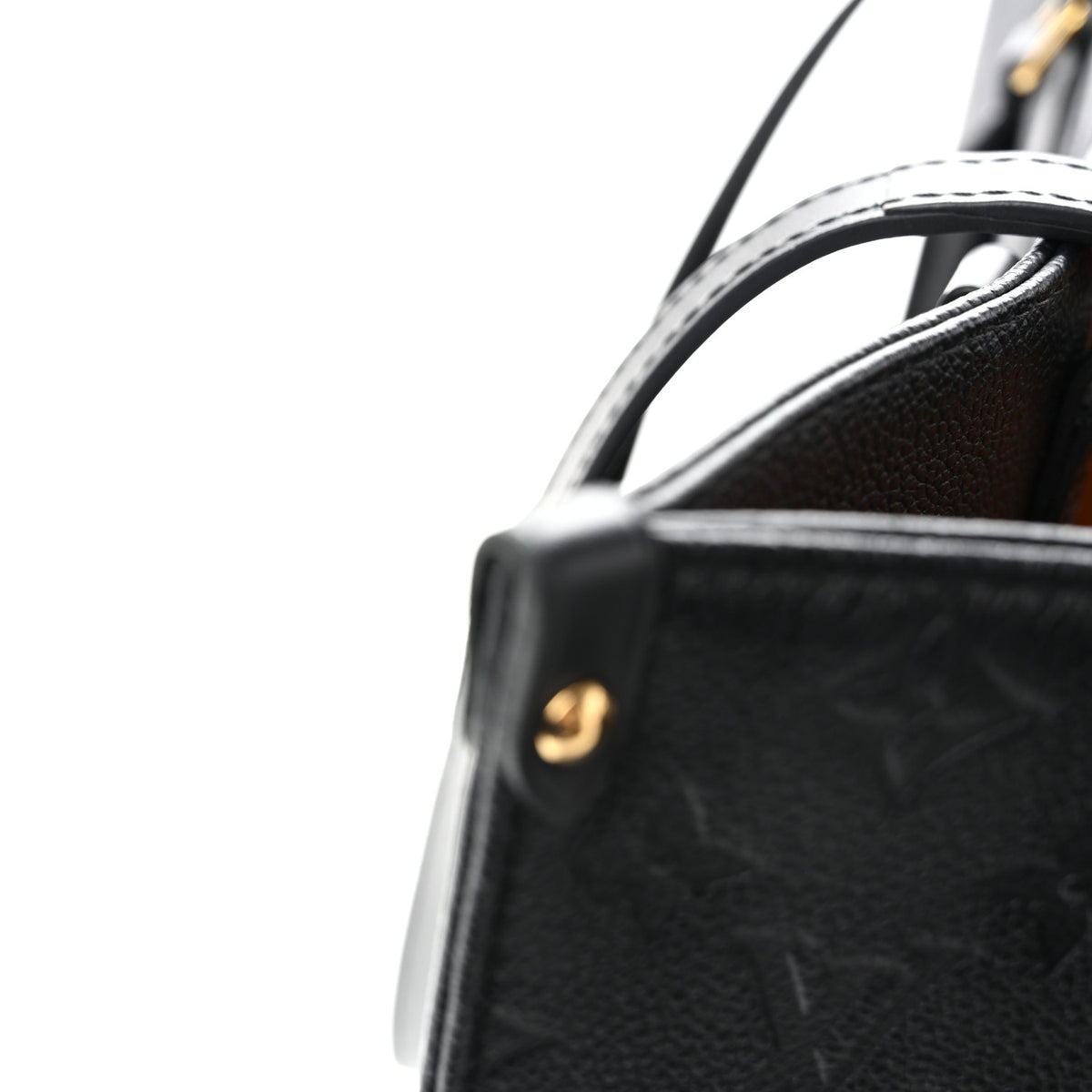 Louis Vuitton Empreinte Monogram Giant Onthego MM Black 10 of 13