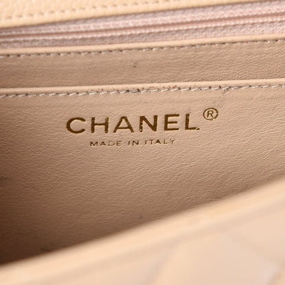 Chanel Caviar Quilted Jumbo Single Flap Beige Clair 6 of 7