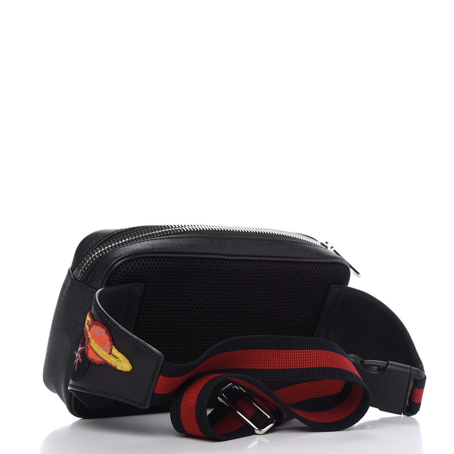 GG Supreme Monogram Night Courrier Belt Bag Black Multicolor