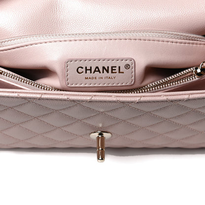 Chanel Caviar Quilted Small Coco Handle Flap Light Pink 6 of 15