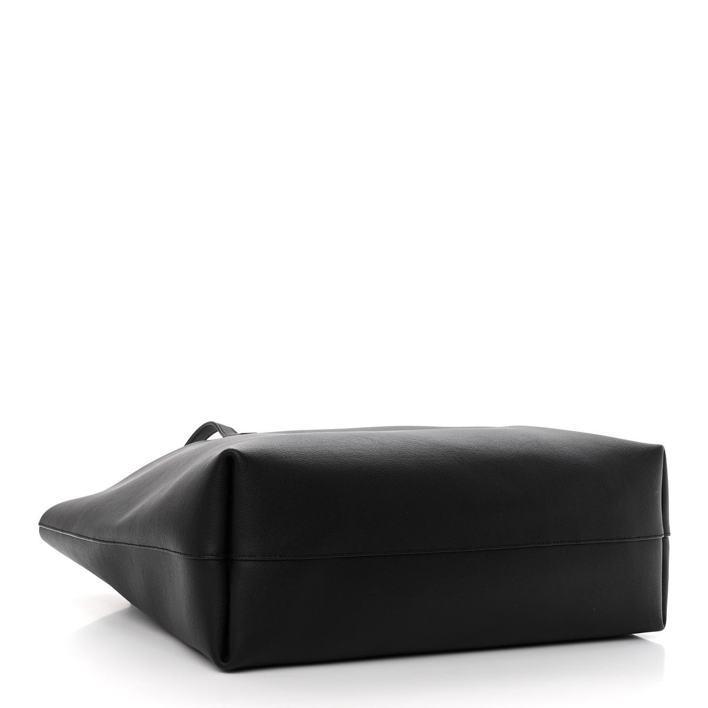 Calfskin Large Shopping Tote Black