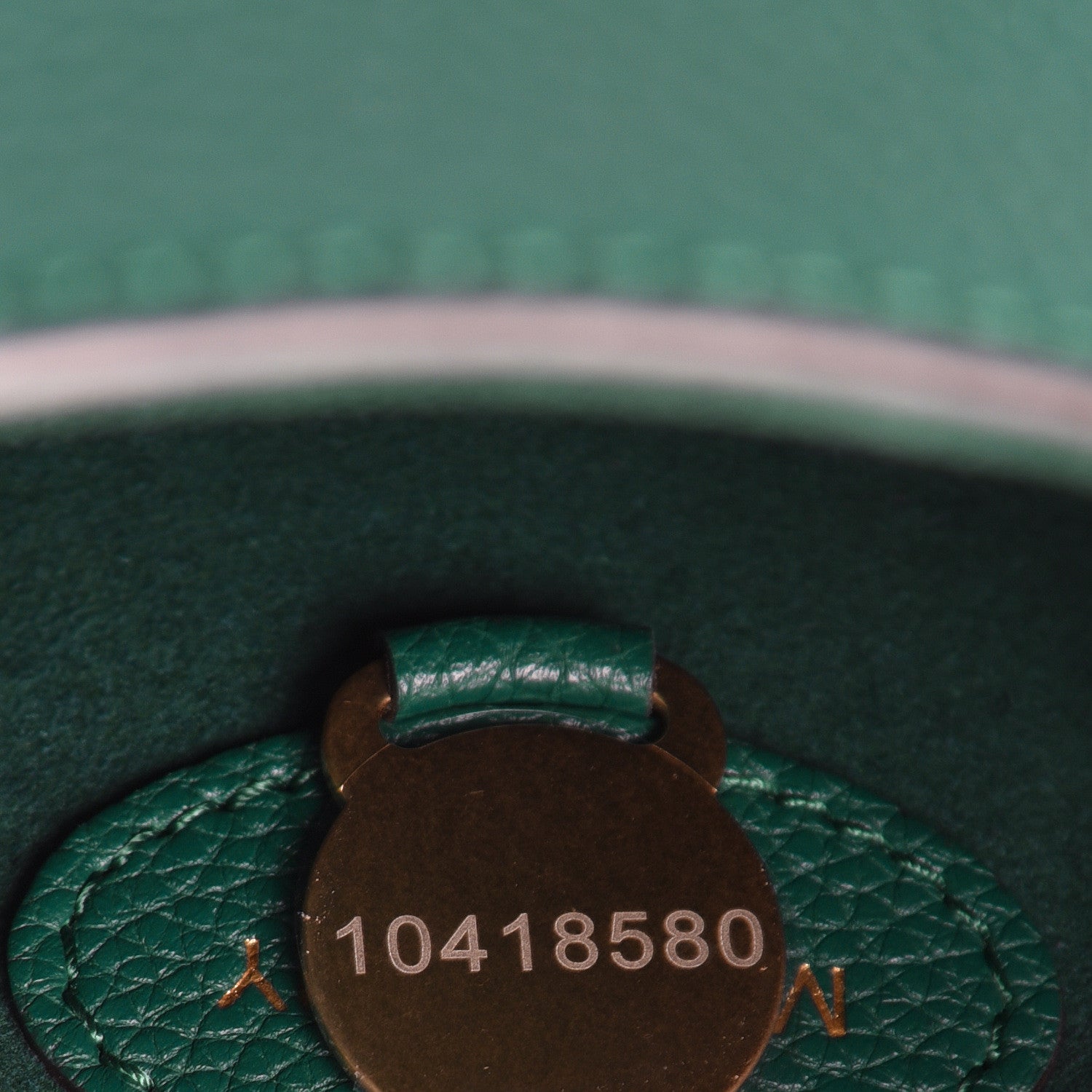 Mulberry Small Classic Grain Calfskin Small Lily Flap Emerald 7 of 11
