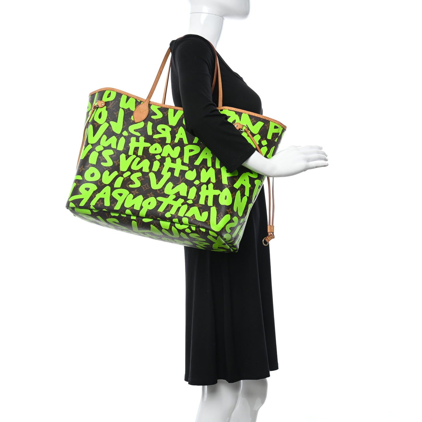 Monogram Graffiti Neverfull GM Green