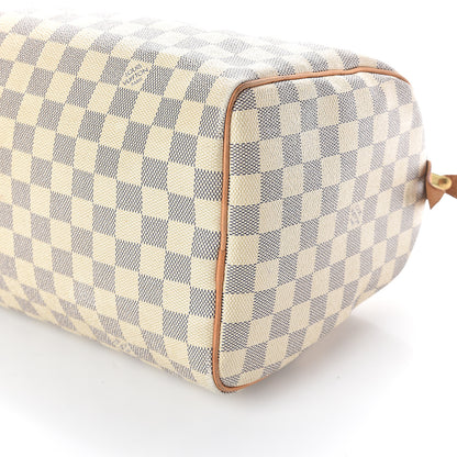 Louis Vuitton Damier Azur Speedy 30 9 of 9