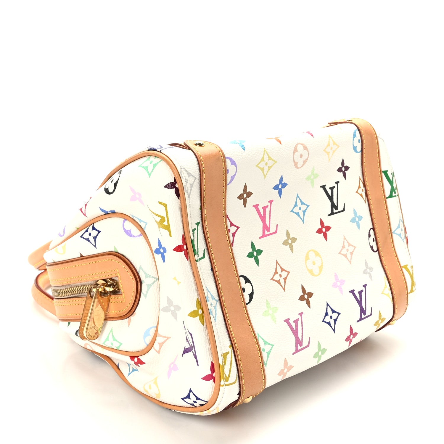 Louis Vuitton Monogram Multicolor Priscilla White 4 of 11