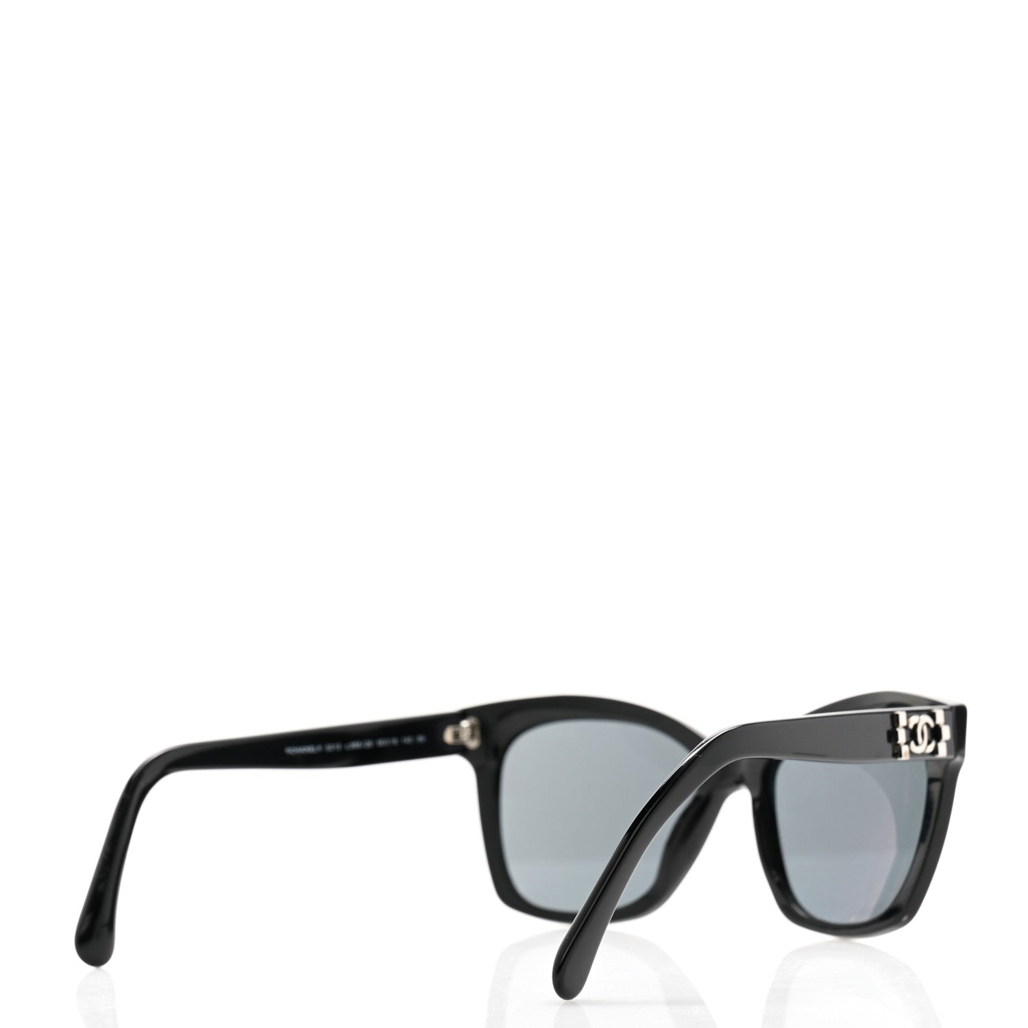 Chanel CC Butterfly Signature Sunglasses 5313 Black 4 of 9