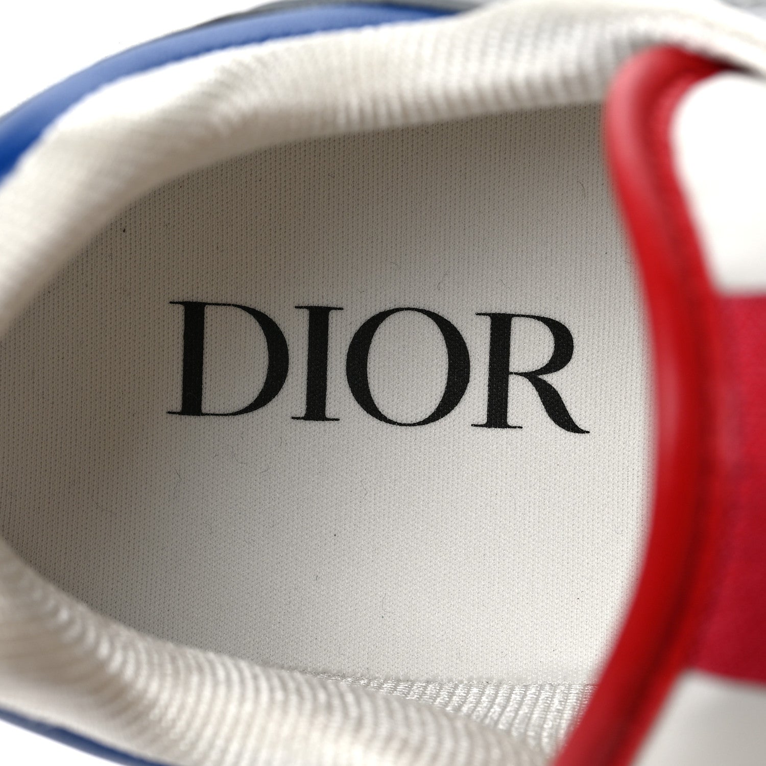Christian Dior Smooth Calfskin Oblique Galaxy Perforated Mens B27 Low Top Sneakers 43 Grey Blue 6 of 9