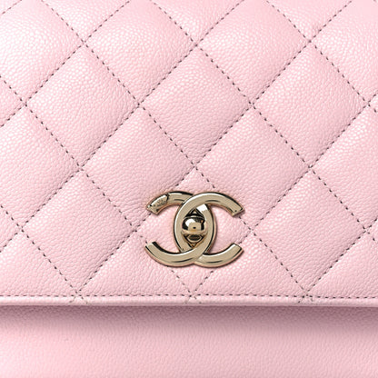 Chanel Caviar Quilted Medium Business Affinity Flap Light Pink 8 of 10