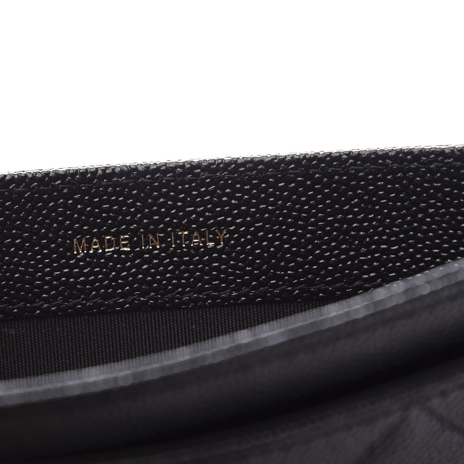 Chanel Caviar Quilted CC Strap Pouch Black 6 of 10