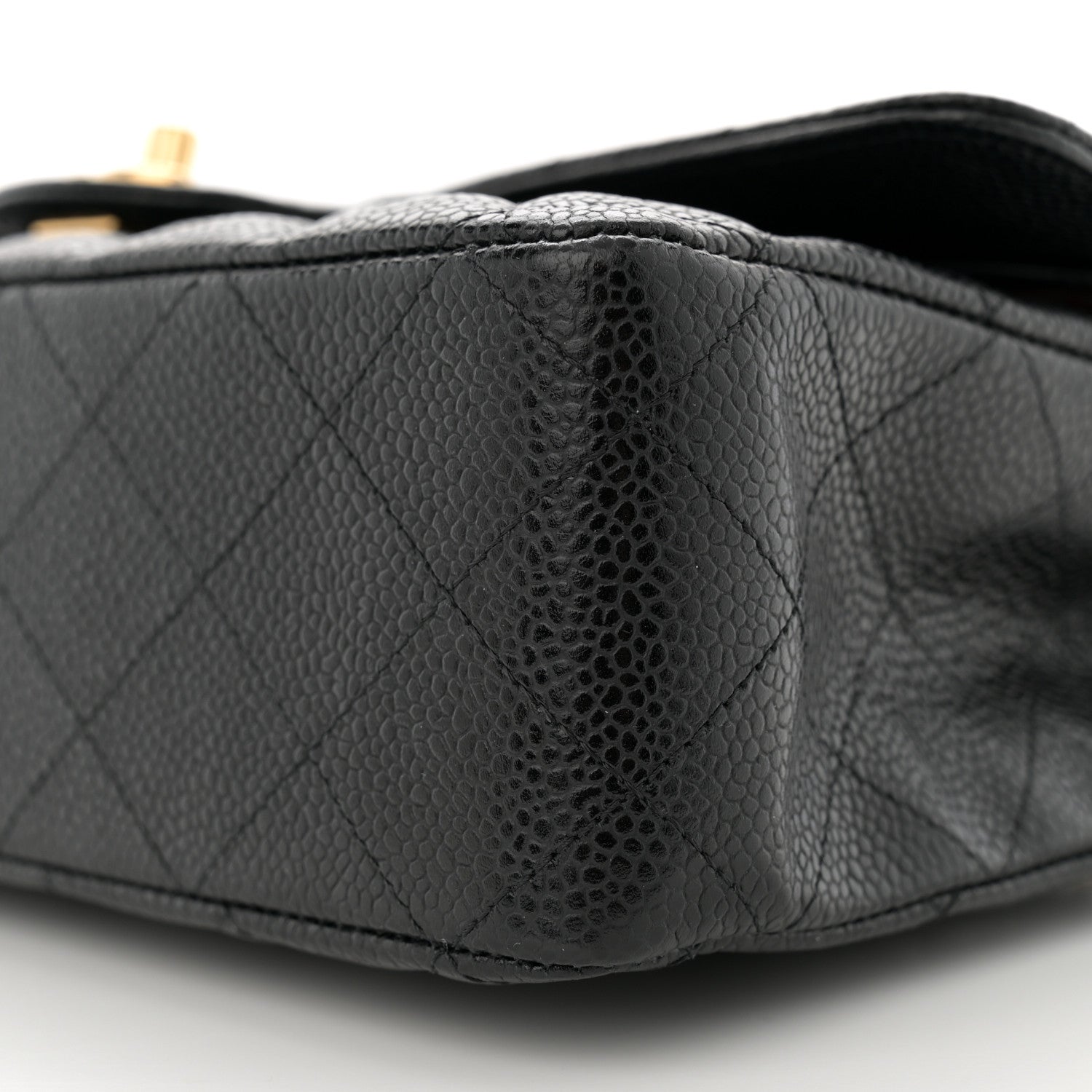 Chanel Caviar Quilted Medium Double Flap Black 10 of 13