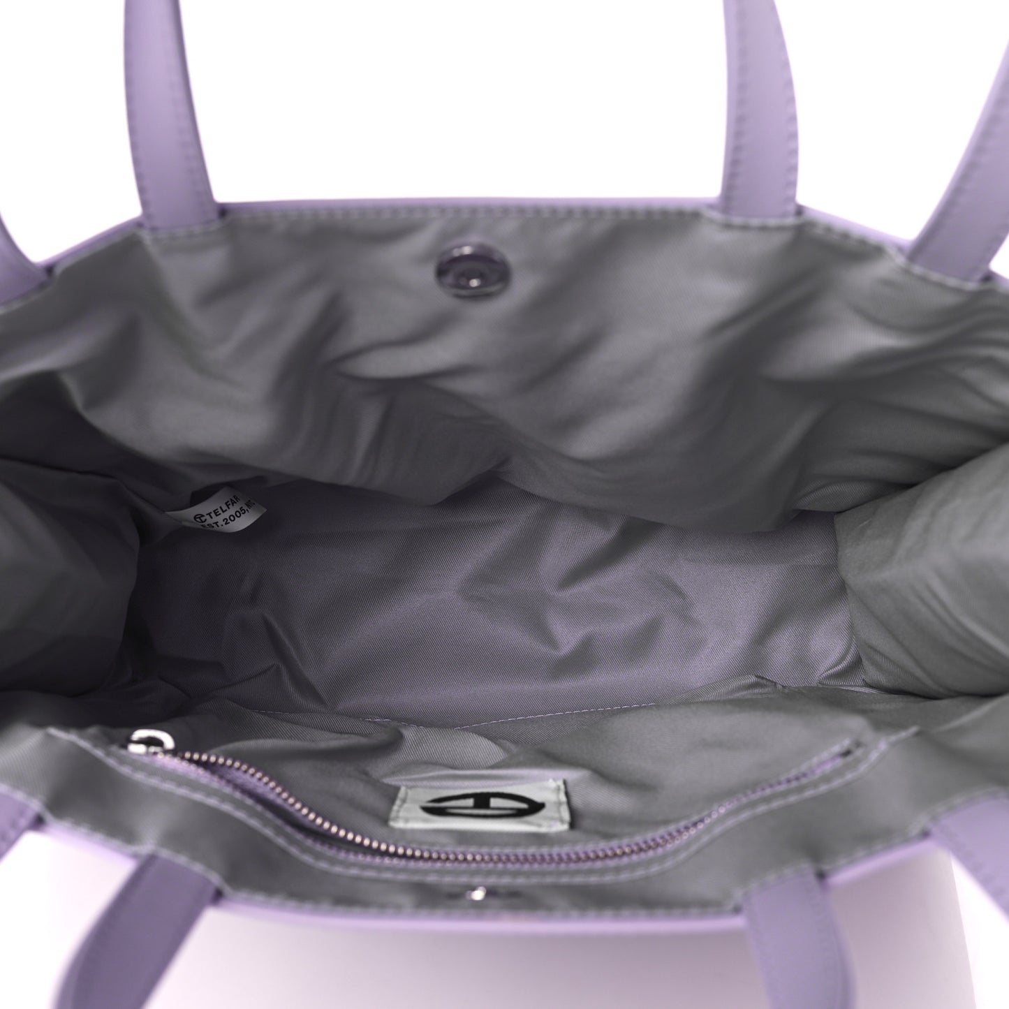 Vegan Leather Medium Shopping Bag Lavender