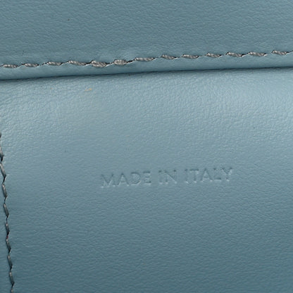 Celine Smooth Calfskin Cuir Triomphe Mini Vanity Case California Blue 6 of 11