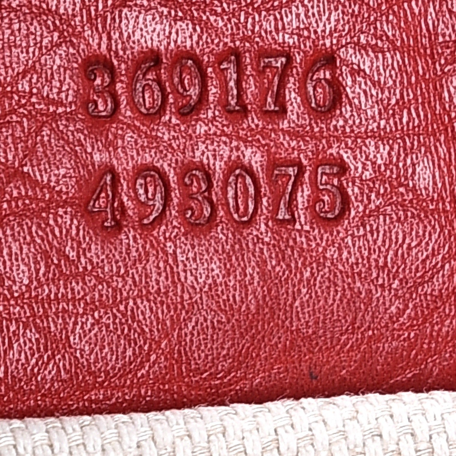 Gucci Pebbled Calfskin Small Soho Top Handle Bag Tabasco Red 8 of 8