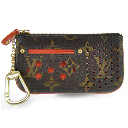 Louis Vuitton Monogram Perforated Key Pouch Orange 1 of 7