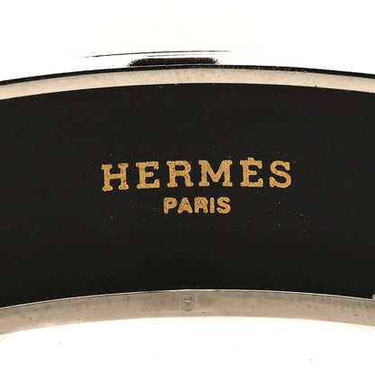 Hermes Enamel Printed Pride of Lions Wide Bracelet 65 4 of 6